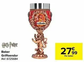 Carrefour Beker griffoendor aanbieding