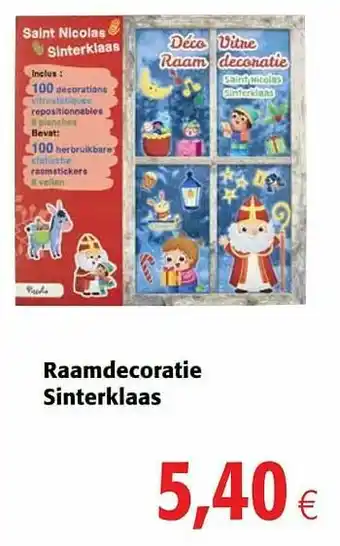 Colruyt Raamdecoratie sinterklaas aanbieding