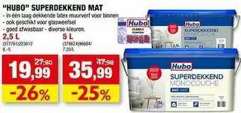 Hubo Hubo superdekkend mat aanbieding