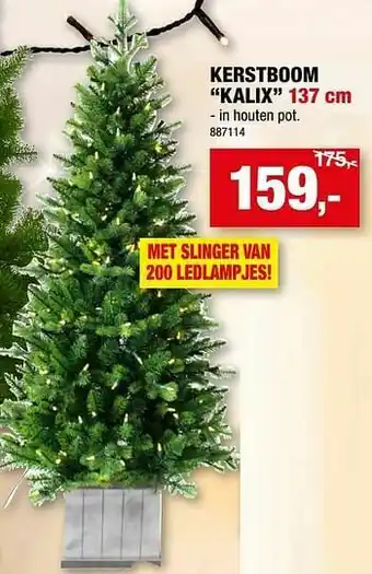 Hubo Kerstboom kalix aanbieding