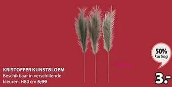 Jysk Kristoffer kunstbloem aanbieding