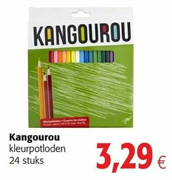 Colruyt Kangourou kleurpotloden aanbieding