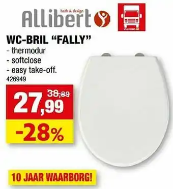 Hubo Wc-bril fally aanbieding