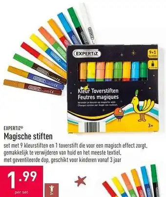ALDI Magische stiften aanbieding