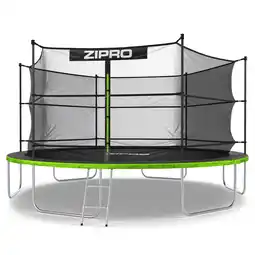 Decathlon Trampoline ronde Zipro Jump Pro - 14FT 435 cm - met veiligheidsnet intern aanbieding