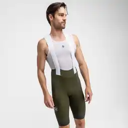 Decathlon Heren Wielrennen bib shorts van e stoffen Basil SIROKO Groen aanbieding