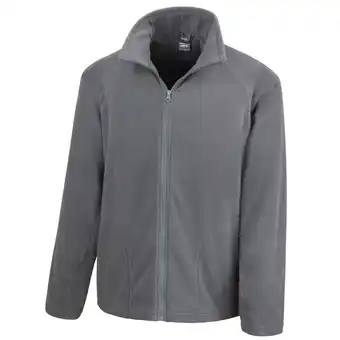 Decathlon Core Mens Micron Anti Pill Fleece Jasje (Houtskool) aanbieding