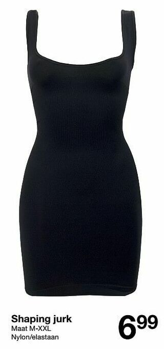 Zeeman Shaping jurk aanbieding