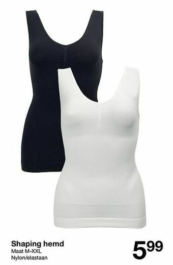 Zeeman Shaping hemd aanbieding