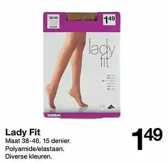 Zeeman Lady fit aanbieding