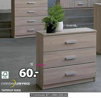 Tapdrup commode