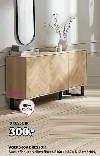 Jysk Agerskov dressoir aanbieding