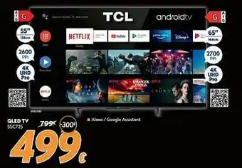 Tcl qled tv 55c725