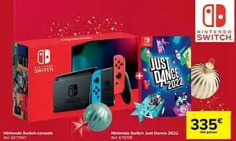 Nintendo switch-console + nintendo switch just dance 2022