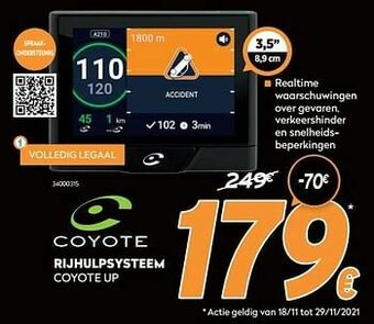 Krëfel Coyote rijhulpsysteem coyote up aanbieding