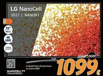 Krëfel Lg nanocell tv 75nano816pa aanbieding