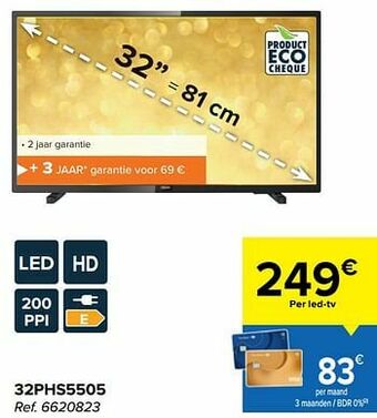 Carrefour Philips 32phs5505 aanbieding