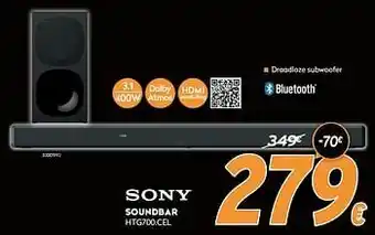 Krëfel Sony soundbar htg700.cel aanbieding