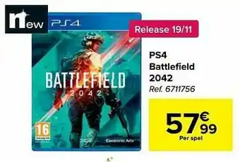 Carrefour Ps4 battlefield 2042 aanbieding