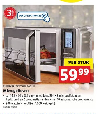 Lidl Microgolfoven aanbieding