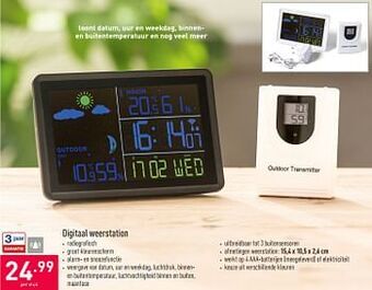 ALDI Digitaal weerstation aanbieding