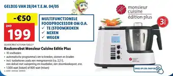 Lidl Keukenrobot Monsieur Cuisine Editie Plus aanbieding
