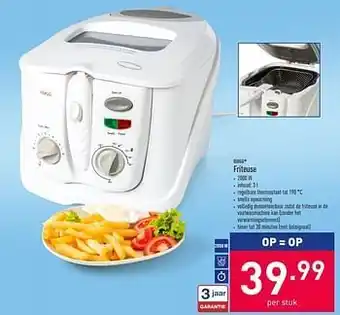 ALDI Quigg friteuse aanbieding