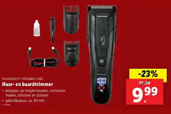 Lidl Haar- en baardtrimmer aanbieding