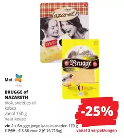 Spar Brugge of nazareth aanbieding