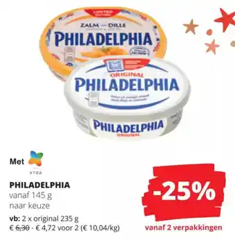 Spar Philadelphia aanbieding