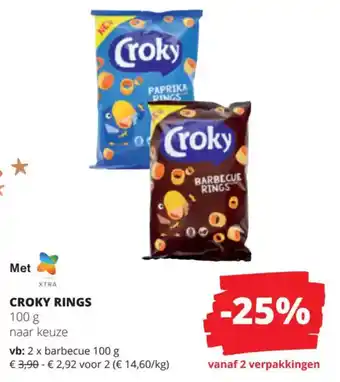 Spar Croky rings aanbieding