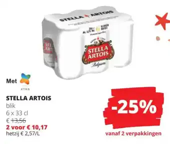 Spar Stella artois aanbieding