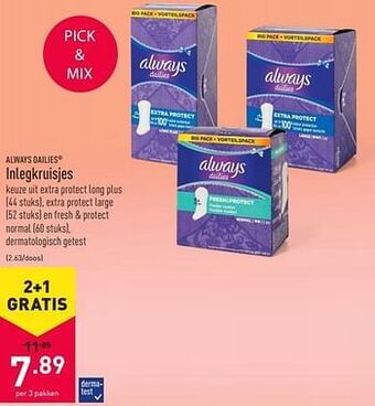 ALDI Inlegkruisjes aanbieding
