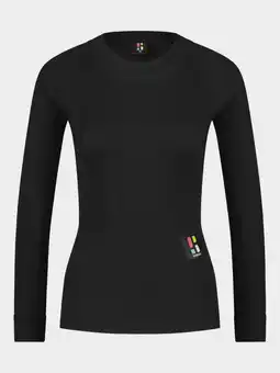 Decathlon Thermoshirt met lange mouwen Dames Pro Zwart aanbieding