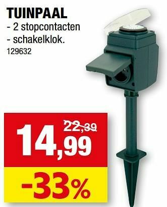Hubo Tuinpaal aanbieding