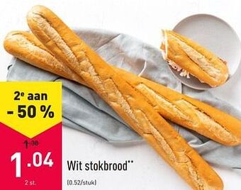 ALDI Wit stokbrood aanbieding