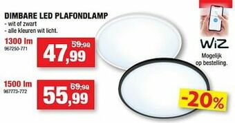Hubo Dimbare led plafondlamp aanbieding