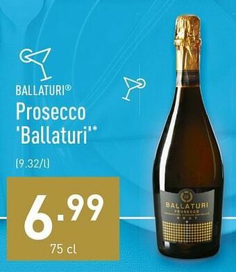 ALDI Prosecco ballaturi aanbieding