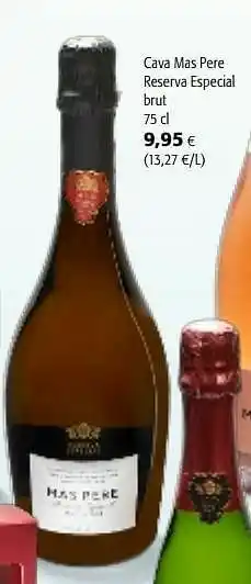 Colruyt Cava mas pere reserva especial brut aanbieding