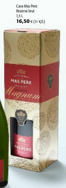 Colruyt Cava mas pere reserva brut aanbieding
