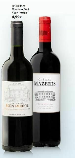 Colruyt Les hauts de montauriol 2018 a.o.p. fronton aanbieding