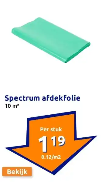 Action Spectrum afdekfolie aanbieding