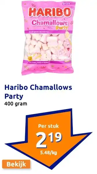 Action Haribo Chamallows Party aanbieding