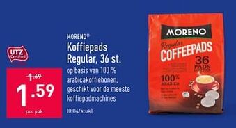 Koffiepads regular