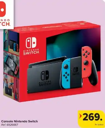 Carrefour Console Nintendo Switch aanbieding