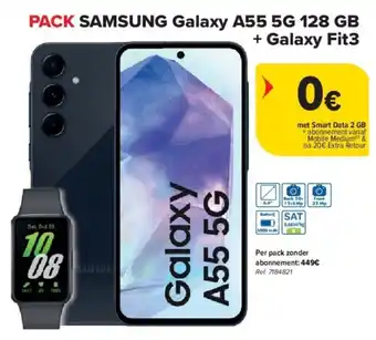 Carrefour Samsung Galaxy A55 5G 128GB aanbieding