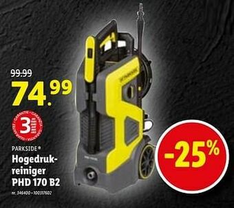 Lidl Parkside hogedrukreiniger phd 170 b2 aanbieding