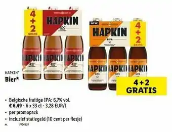 Lidl Bier belgische fruitige ipa aanbieding
