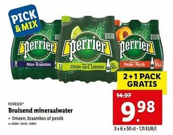 Lidl Bruisend mineraalwater aanbieding