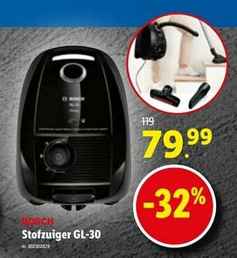 Lidl Bosch stofzuiger gl-30 aanbieding